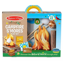 Load image into Gallery viewer, Melissa &amp; Doug Let&#39;s Explore S&#39;mores &amp; More Campfire Play Set
