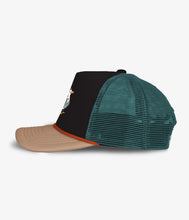 Load image into Gallery viewer, Headster Kids Captain Seagull Trucker Hat - Black
