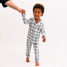 Load image into Gallery viewer, Belan.J Kids Classic Long Sleeve PJ Set - Denim Plaid
