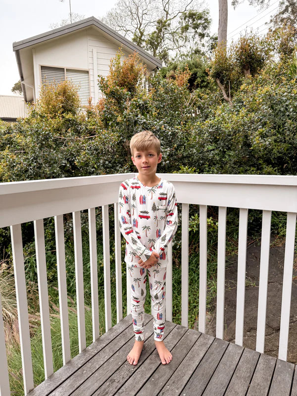 Bambi & Birdie Classic PJ Set - Cali Chistmas