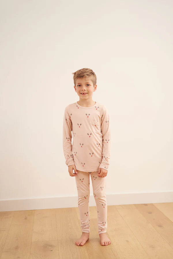 Bambi & Birdie Classic PJ Set - Reindeer