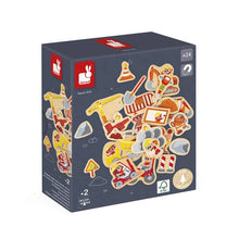 Load image into Gallery viewer, Janod Construction Equipment Magnets 24 Pieces
