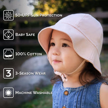 Load image into Gallery viewer, Jan &amp; Jul Cozy Cotton Baby Bucket Hats
