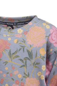 L&P Apparel Girls French Cotton Crewneck - Indiana 2.0