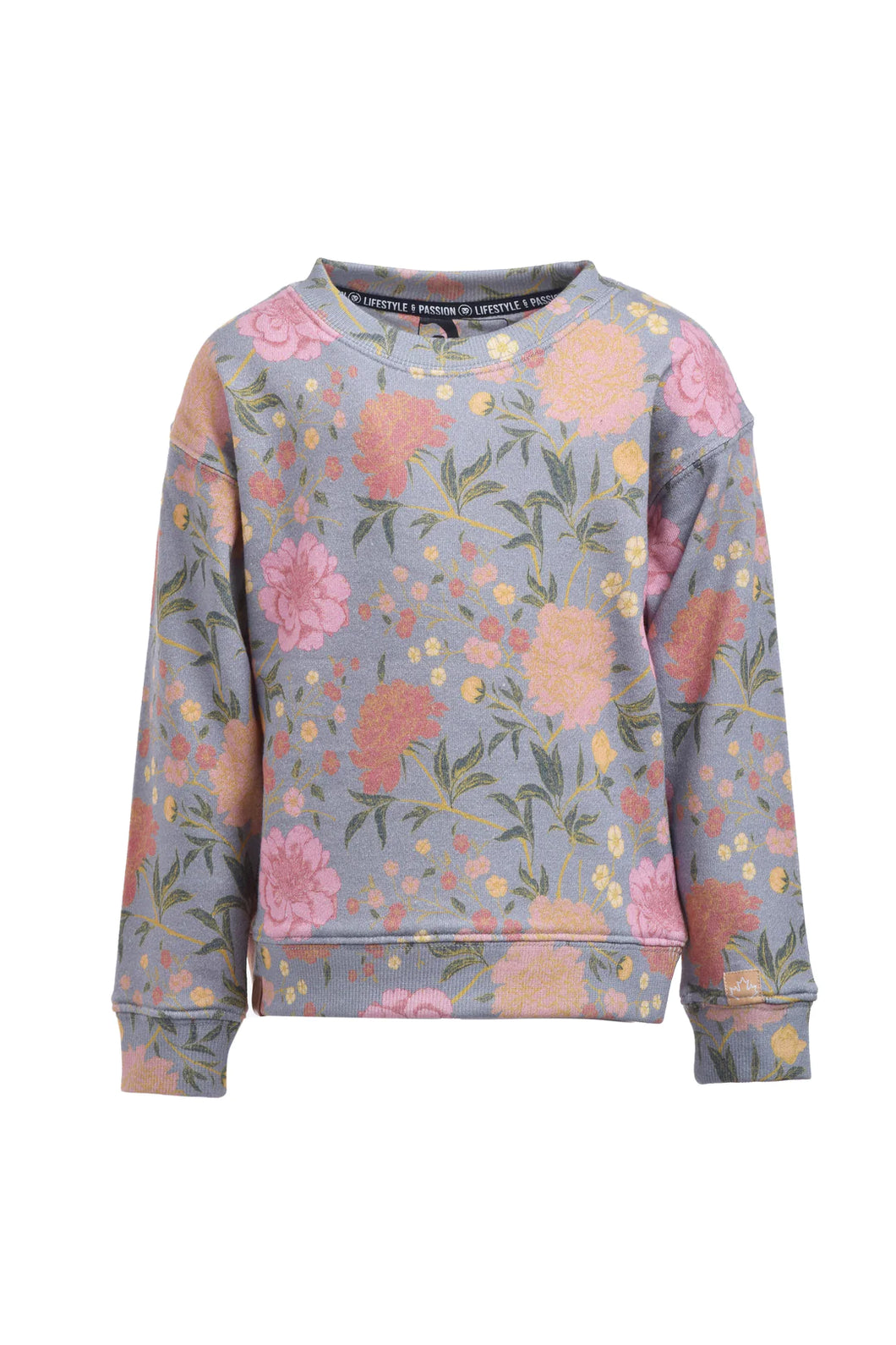 L&P Apparel Girls French Cotton Crewneck - Indiana 2.0