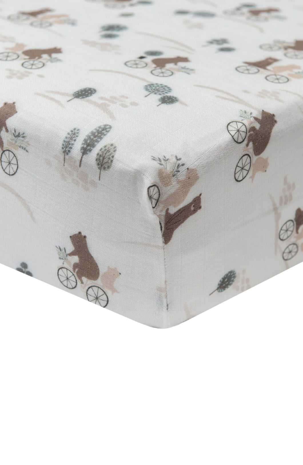 Loulou Lollipop Muslin Fitted Crib Sheets