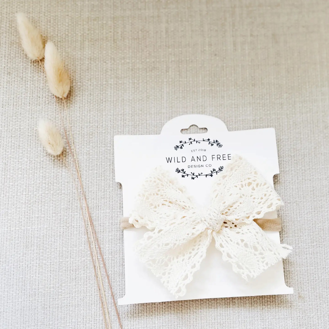 Wild and Free Design Co. Crochet Pinwheel Bow