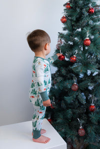 Belan.J Baby Footless Zipper Sleeper - Sleigh Ride