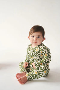 Bambi & Birdie Baby Girls Footless Sleeper - Daisy Dreams