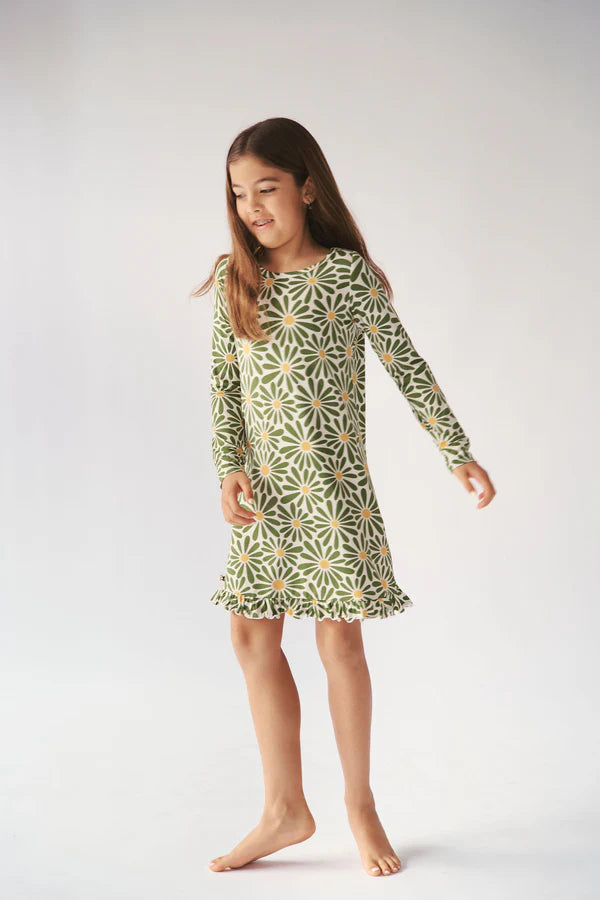 Bambi & Birdie Girls Sleep Dress - Daisy Dreams