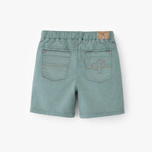Load image into Gallery viewer, Souris Mini Boys Denim Shorts - Turquoise
