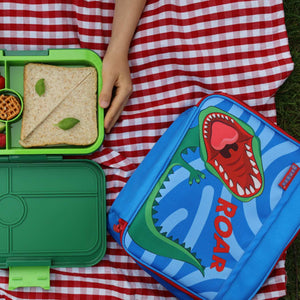 Yumbox Classic Lunch Bag & Sandwich Bag Set - Dinosaur Print