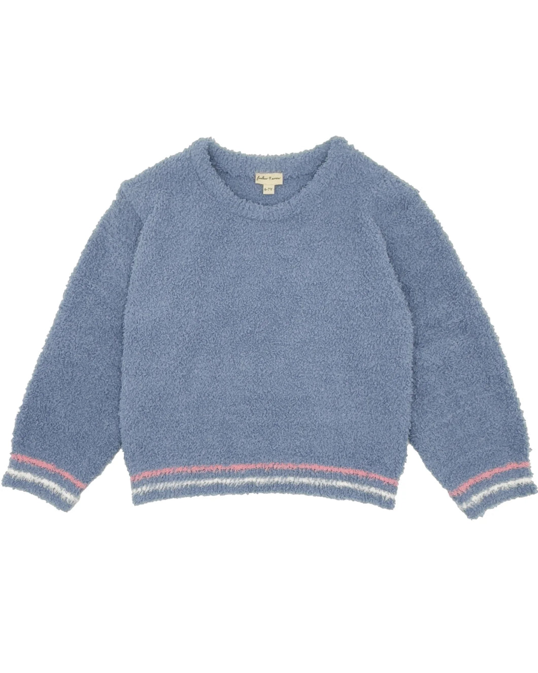 Feather 4 Arrow Girls Dreamer Knit Top - Dusty Blue