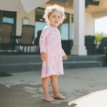 Load image into Gallery viewer, Honeysuckle Girls UPF 50+ Summer Dress - Melting For You

