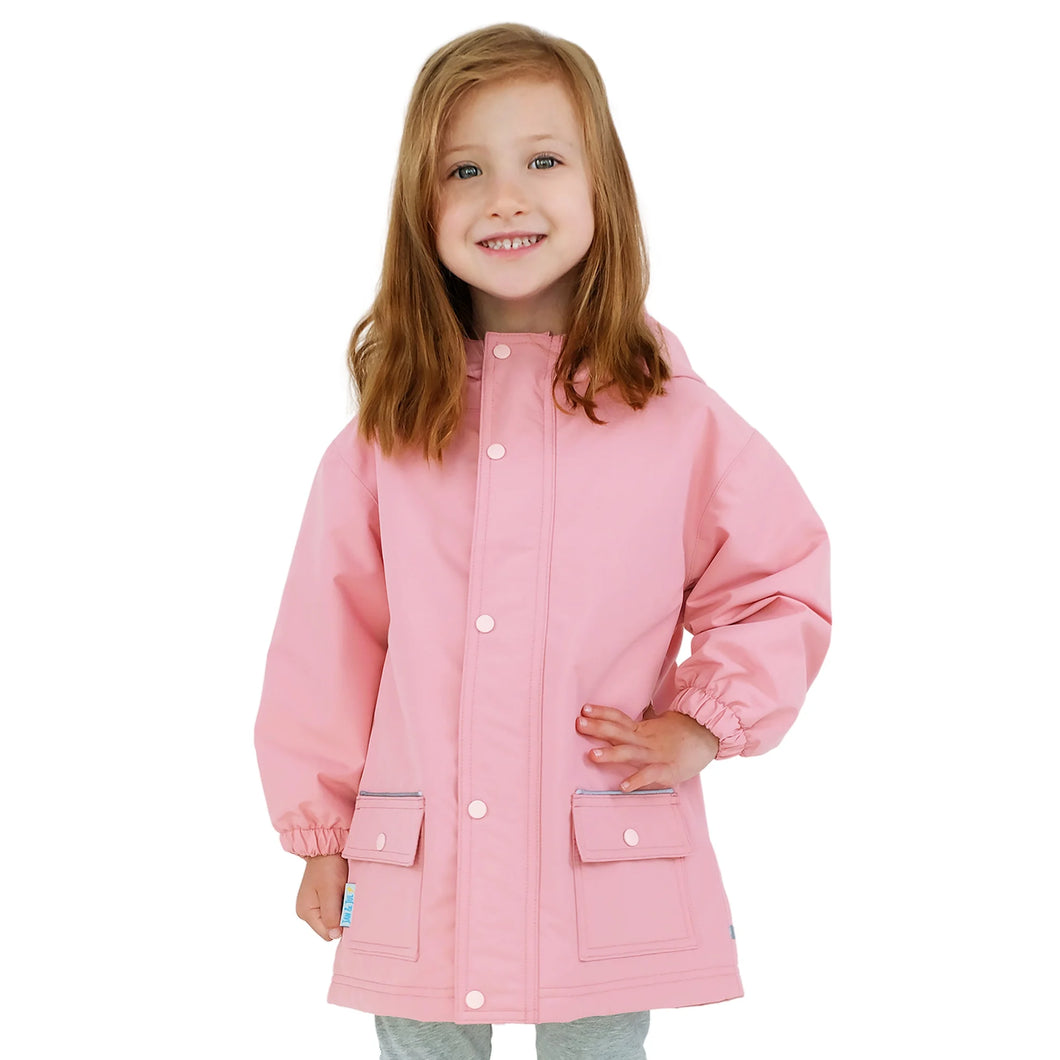 Jan & Jul Kids Fleece Lined Cozy-Dry Rain Jacket