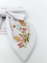Load image into Gallery viewer, Aurelia &amp; Co. Easter Bunny Hair Bow Embroidered

