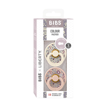 Load image into Gallery viewer, BIBS x LIBERTY Colour Pacifier - 2 Pack
