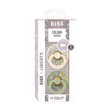 Load image into Gallery viewer, BIBS x LIBERTY Colour Pacifier - 2 Pack
