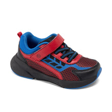 Load image into Gallery viewer, Stride Rite Boys Equilibrium Sneaker Adaptable - Black/Red

