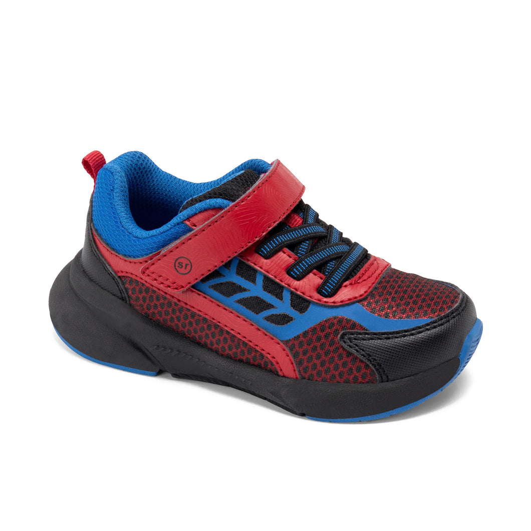 Stride Rite Boys Equilibrium Sneaker Adaptable - Black/Red