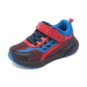 Stride Rite Boys Equilibrium Sneaker Adaptable - Black/Red