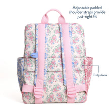 Load image into Gallery viewer, RItzy Explorer Big Kids Backpack - Ribbons + Roses
