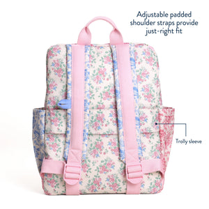 RItzy Explorer Big Kids Backpack - Ribbons + Roses