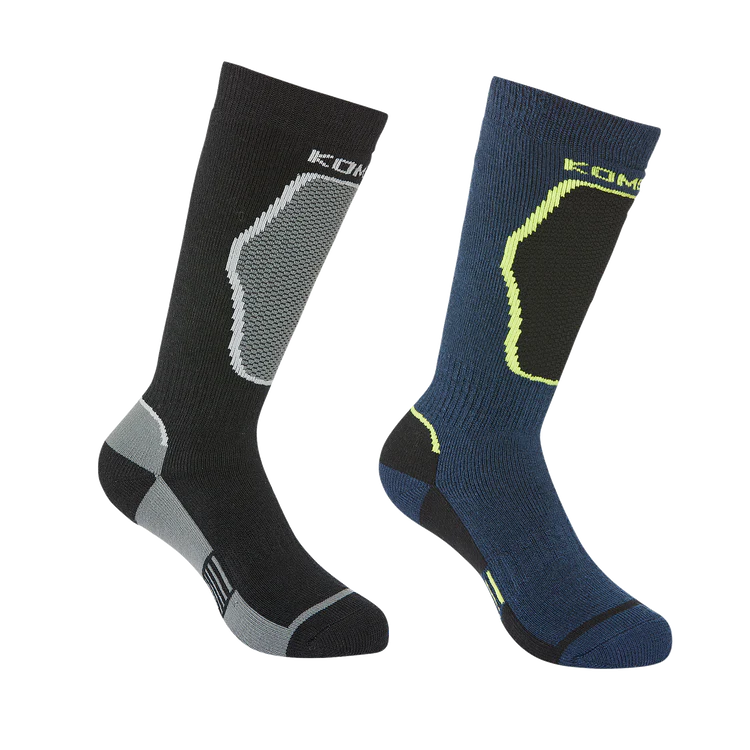 Kombi The Brave Midweight Ski Socks Twin Pack - Children