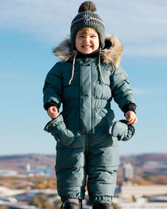 deux par deux Baby Solid One Piece Snowsuit