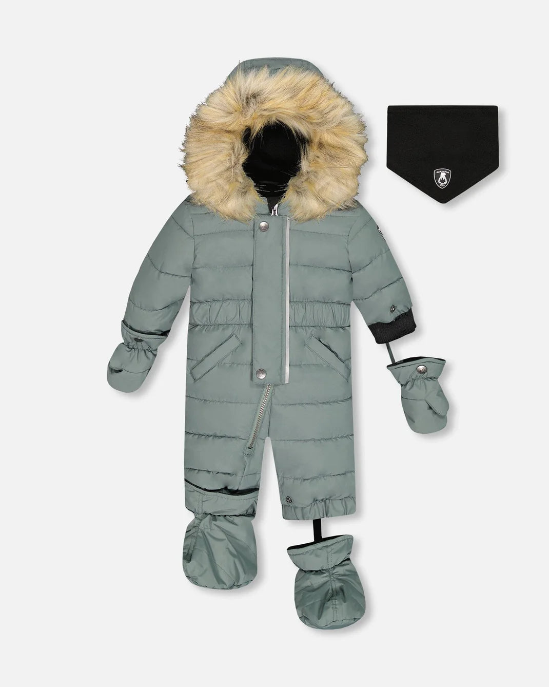 Toddler Snow Pants And Jacket Baby Girl 1-Piece Snowsuit Made With