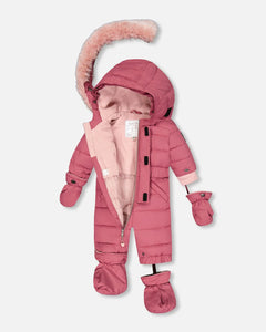 deux par deux Baby Solid One Piece Snowsuit