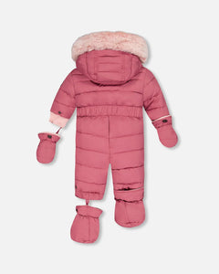 deux par deux Baby Solid One Piece Snowsuit