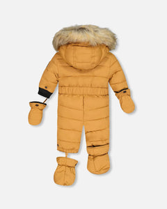 deux par deux Baby Solid One Piece Snowsuit