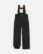 Load image into Gallery viewer, deux par deux Boys Two Piece Snowsuit - Black With Mountain Print
