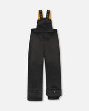 Load image into Gallery viewer, deux par deux Boys Two Piece Snowsuit - Black With Mountain Print
