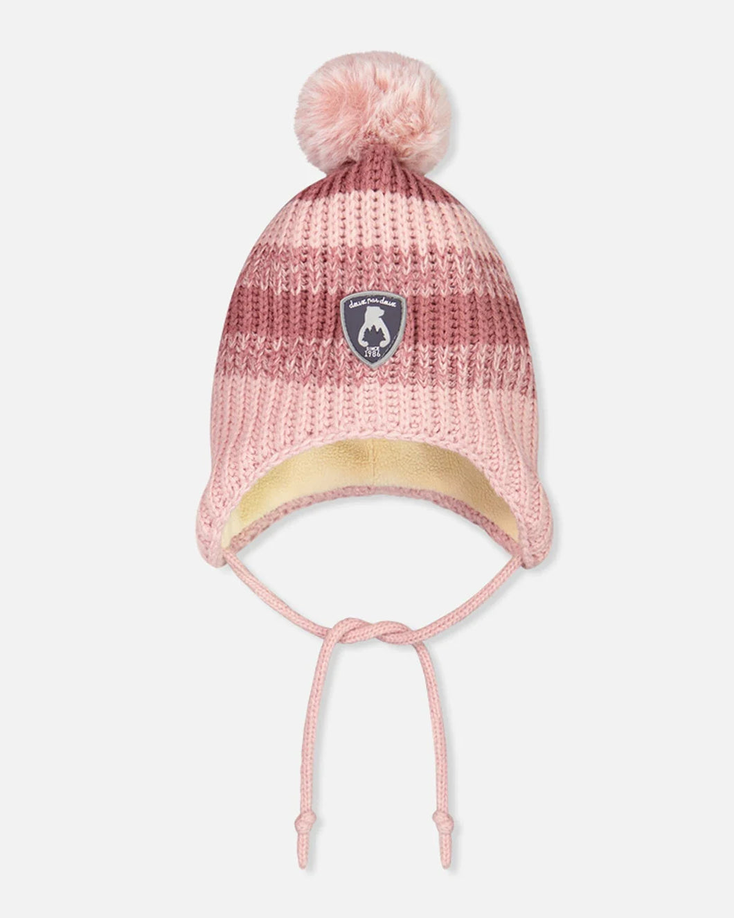 deux par deux Baby Peruvian Striped Knit Hat