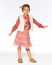 Load image into Gallery viewer, deux par deux Girls Faux Fur Vest - Off White

