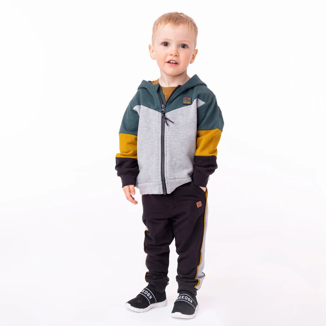 Nano Baby Boy Hooded Jacket - Teal