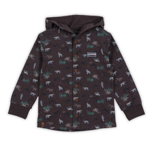 Load image into Gallery viewer, Nano Boys Hooded Shirt - Charcoal
