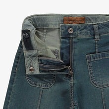 Load image into Gallery viewer, Souris Mini Girls Wide Leg Relaxed Fit Pants - Light Denim
