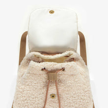 Load image into Gallery viewer, Souris Mini Bear Shaped Faux Fur Backpack
