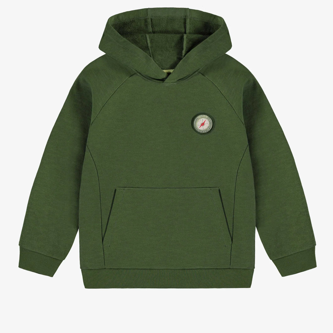 Souris Mini Boys Hoodie in French Terry - Green