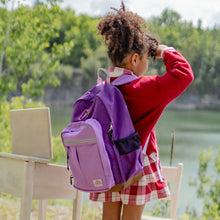 Load image into Gallery viewer, Souris Mini Colour-Block 16L School Bag -16L - Purple
