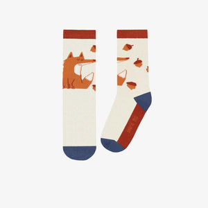 Souris Mini Boys Foxes & Hazelnuts Socks - Burnt Orange