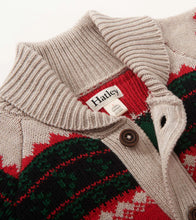 Load image into Gallery viewer, Hatley Boys Holiday Elks Shawl Collar Cardigan
