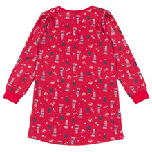 Load image into Gallery viewer, Nano Girls Night Dress - Red Puppy Christmas
