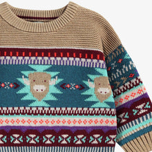Load image into Gallery viewer, Souris Mini Baby Girls Knit Sweater - Beige
