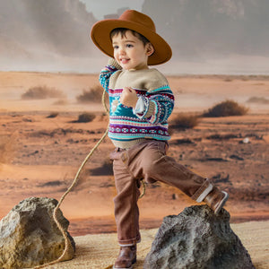 Souris Mini Baby Regular Fit Jeans - Burgundy