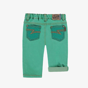Souris Mini Baby Boys Regular Fit Jeans - Turquoise