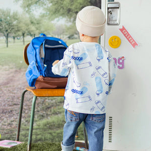 Souris Mini Baby Jogger-Style Jeans - Blue